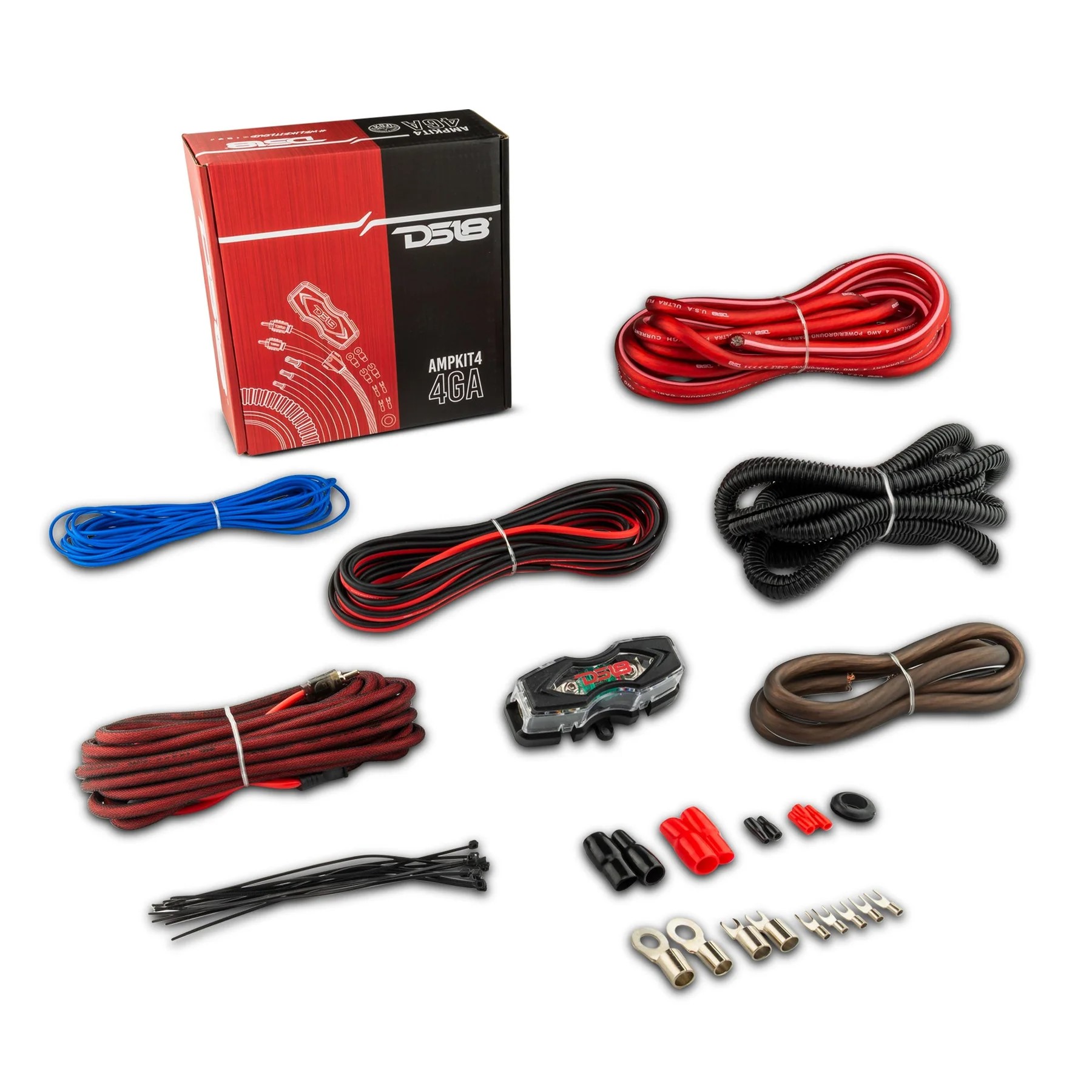 Kit de Cable de Instalacion DS18 AMPKIT de 4GA