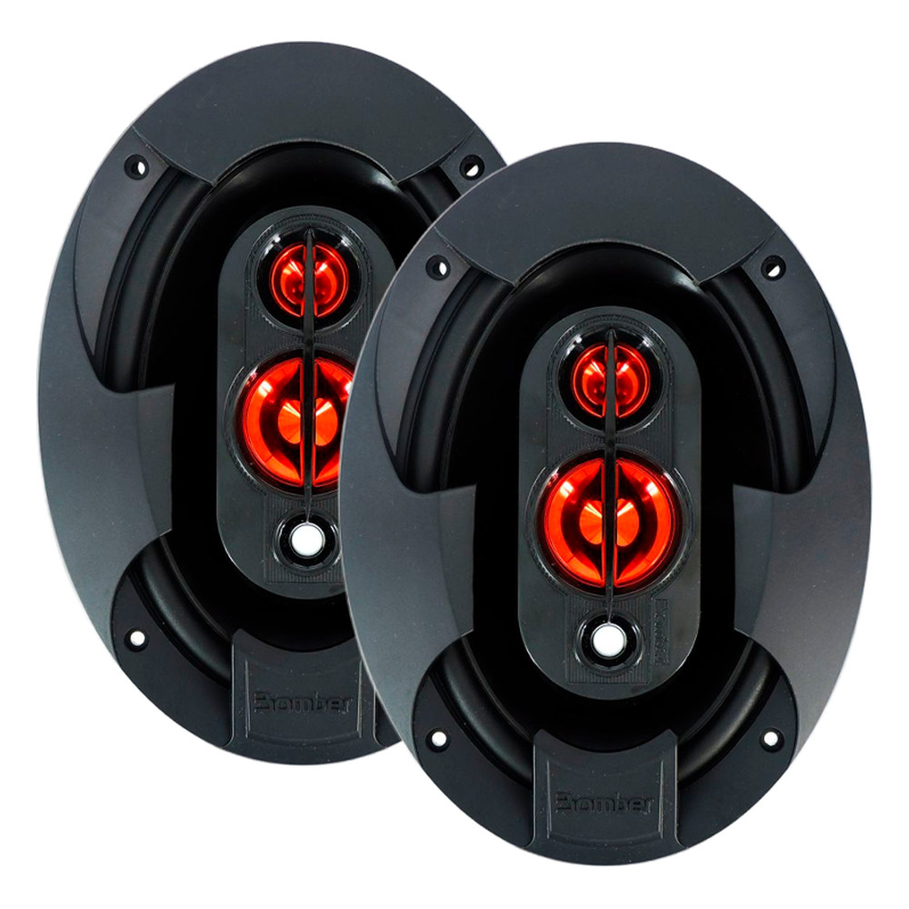 Combo 2 Parlantes Bomber BBR 6×9 65W RMS+ 2 Parlantes BBX 6 Pulgadas 65W RMS – imagen 2