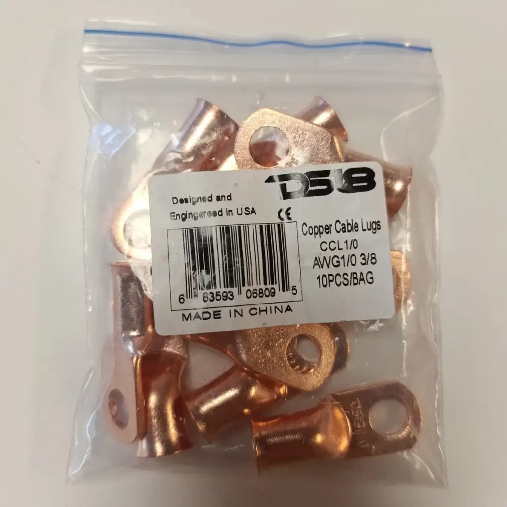 Terminal Ojal Cobre Ds18 Para Cable De 75mm X Unidad – imagen 2