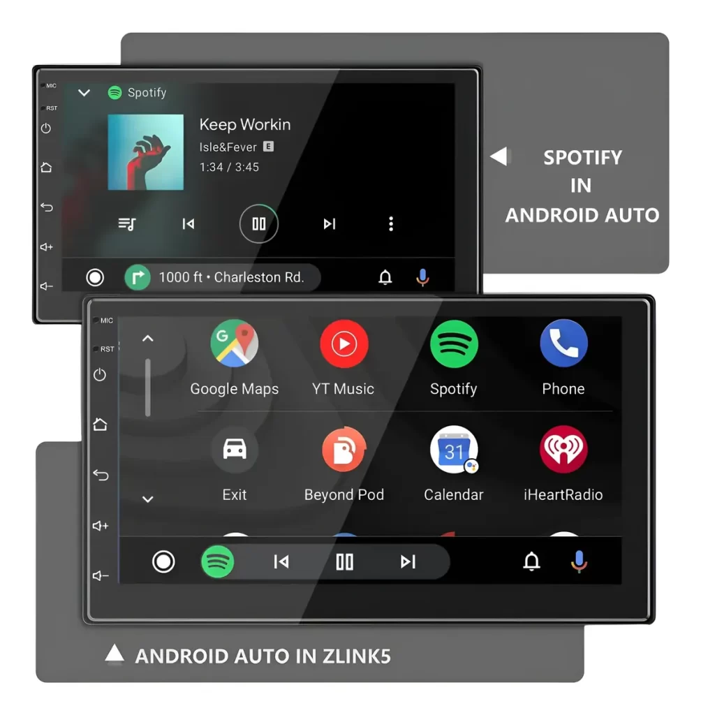 Pantalla Multimedia 7 Pulgadas Car Play Gps 4+64gb Android – imagen 4