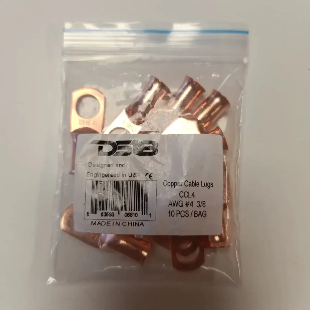 Terminal Ojal Cobre Ds18 Para Cable De 4 Gauge 25mm X Unidad – imagen 2