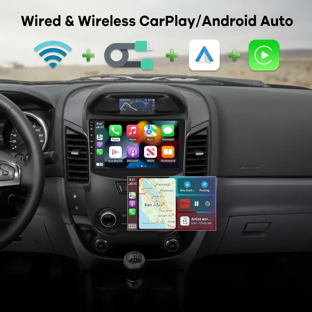Pantalla Multimedia Android Ford Ranger 4gb Ram 9 Pulgadas 2012-2019 – imagen 6