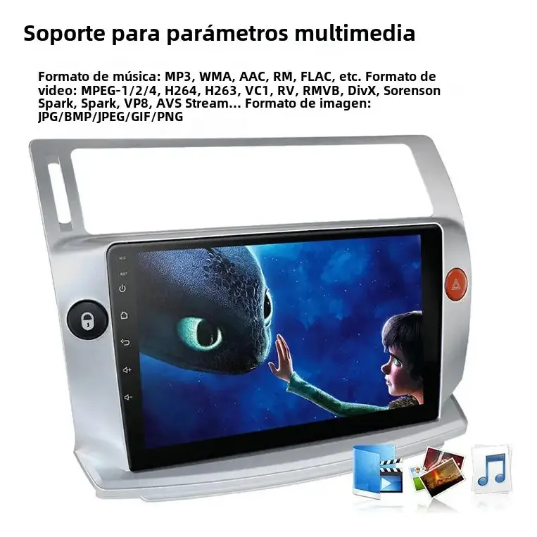 Pantalla Multimedia Android Citroen C4 – 4gb Ram 9 Pulgadas 64 Rom – imagen 4