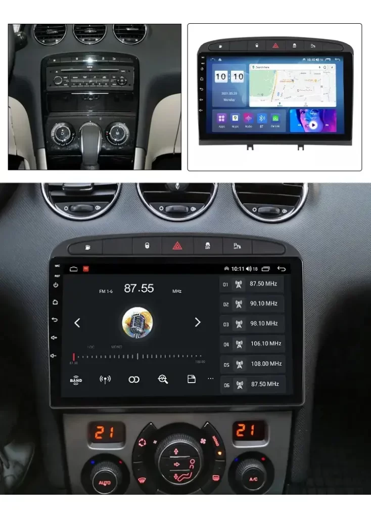 Multimedia Peugeot 308 408 4+64gb 9 Pulgadas Android Carplay – imagen 4