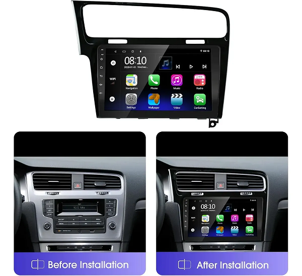 PANTALLA MULTIMEDIA 10 PULGADAS GOLF G7 – imagen 2