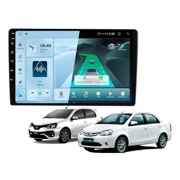 Estereo Pantalla Multimedia 9 Pulgadas Toyota Etios 2013 + – imagen 3
