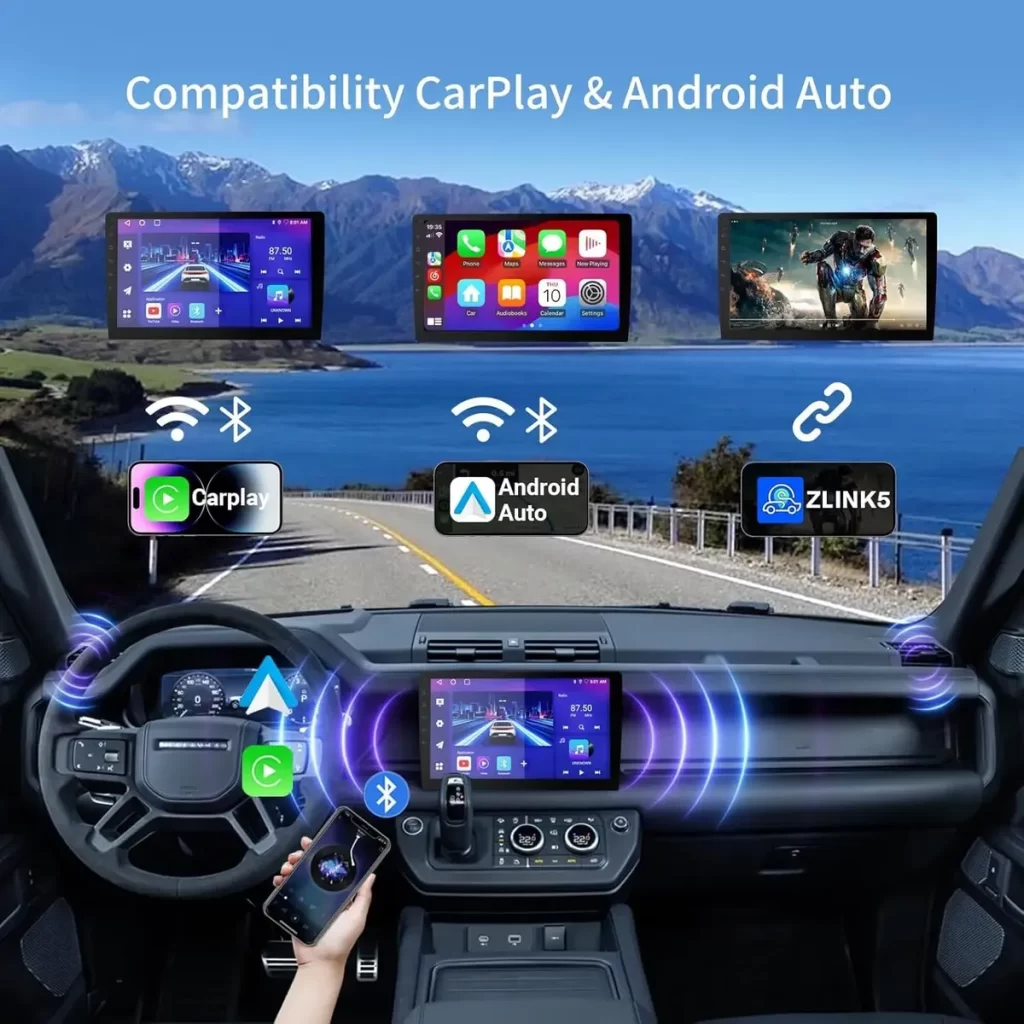 Multimedia Android 9 Pulgadas 4gb Ram Qled Hd Wifi Carplay – imagen 4