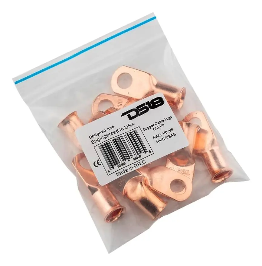 Terminal Ds18 Ojal Cobre Para Cable De 0awg X Unidad – imagen 2