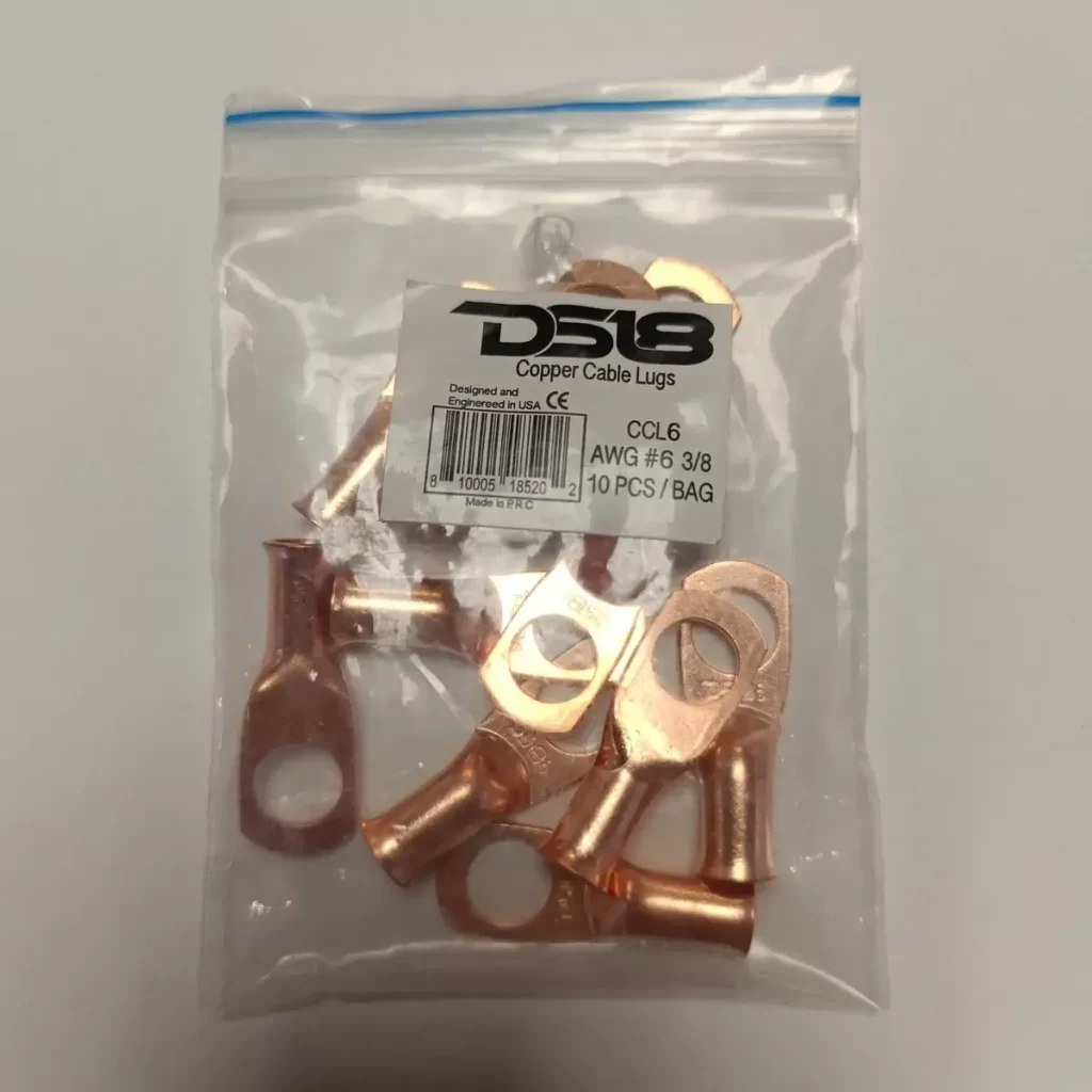 Terminal Ojal Cobre Ds18 Para Cable De 8 Gauge 16mm X Unidad – imagen 2
