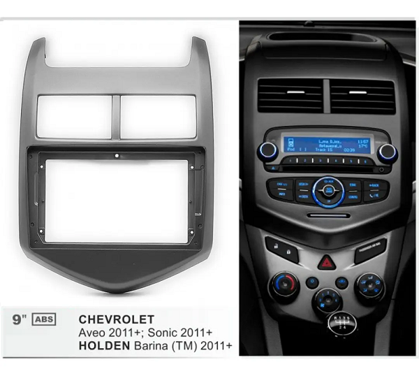 Marco Adaptador Guardtex Gf-gm4 9 Pulgadas Chevrolet Sonic – imagen 3