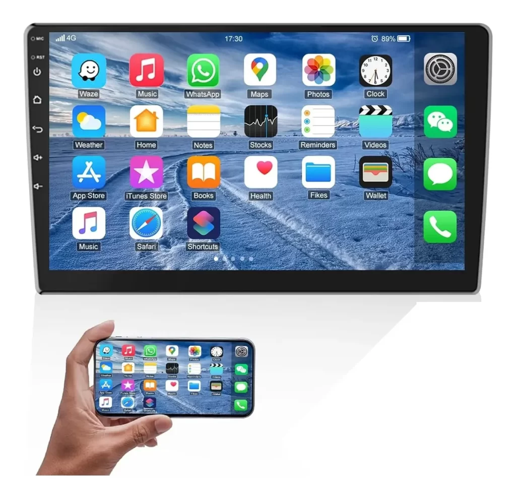 Multimedia Android 9 Pulgadas 4gb Ram Qled Hd Wifi Carplay – imagen 2