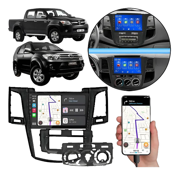 Pantalla Multimedia 9 Pulgadas Hilux Sw4 2006-2016 4gb Wifi – imagen 5