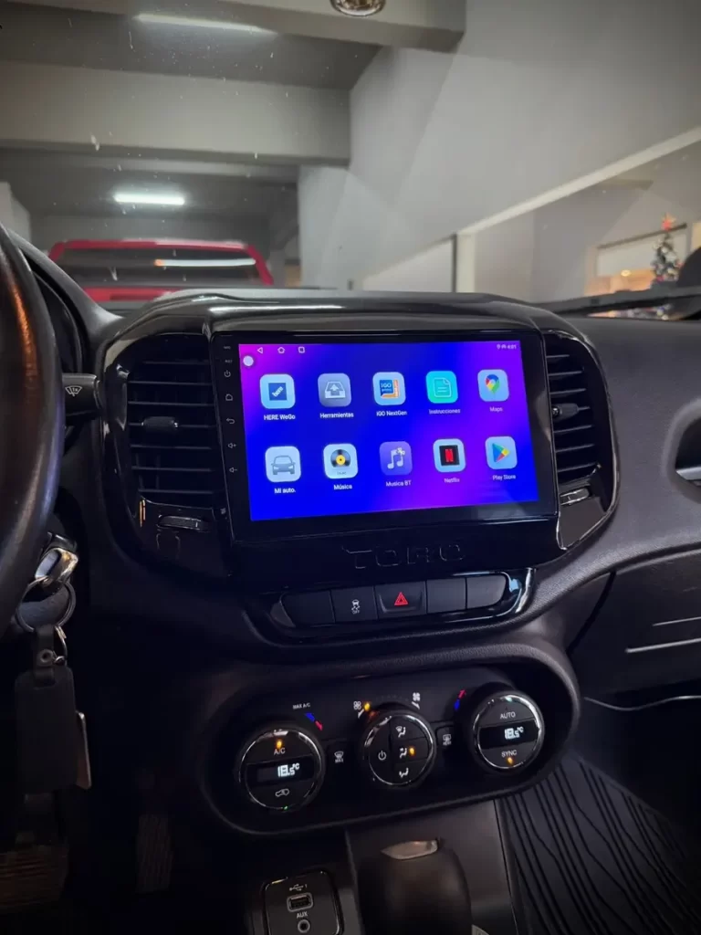 Pantalla Multimedia Android 9 Pulgadas Fiat Toro 4gb Ram Car Play Gps – imagen 5