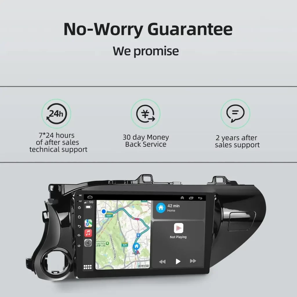 Multimedia Android Pantalla 10 Pulgadas Toyota Hilux 2016 / 20 4gb ram – imagen 4