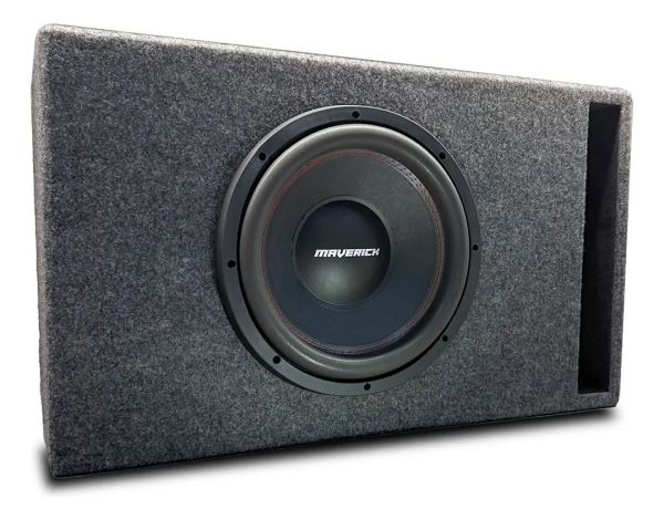 Combo Subwoofer 12 PuLG. Maverick 800w + Cajón A Medida Alfombrada – imagen 4