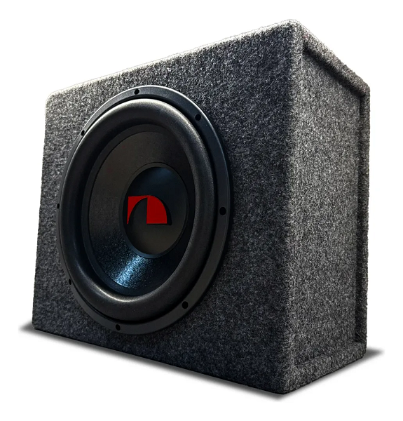 Combo Subwoofer 12 PuLG. Nakamichi 300rms + Cajon Sellado C/bornera – imagen 2