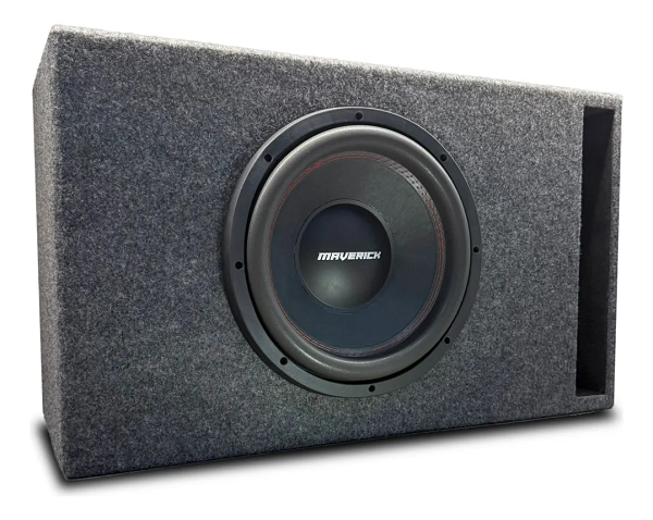 Combo Subwoofer 12 PuLG. Maverick 800w + Cajón A Medida Alfombrada – imagen 3
