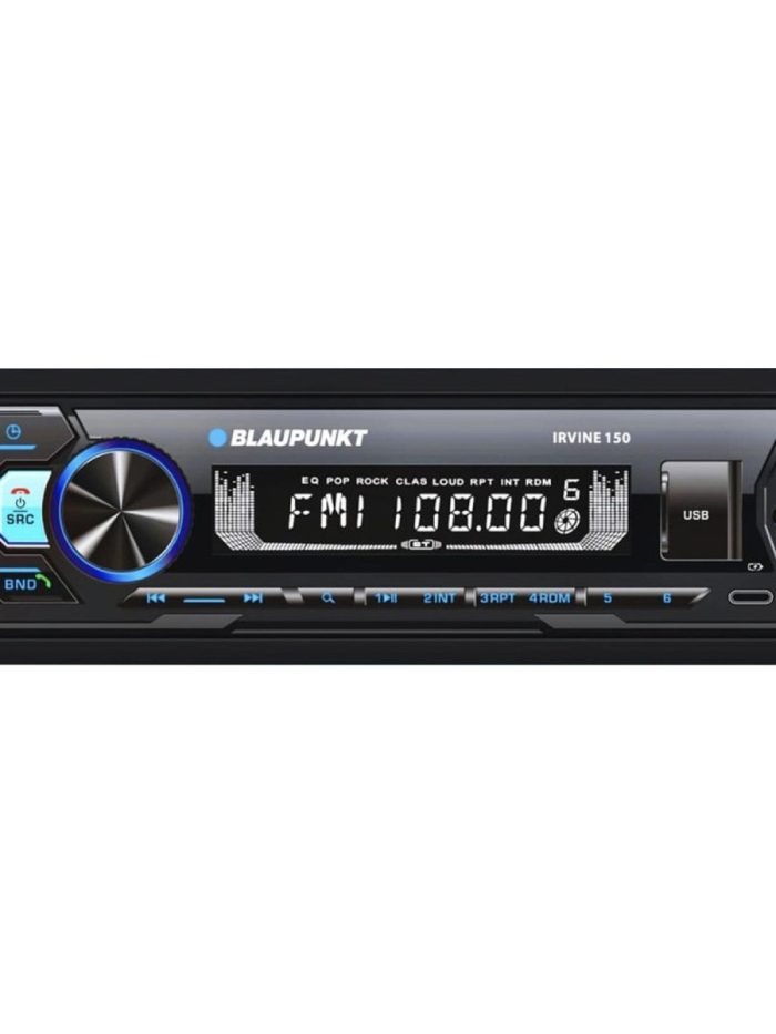 Estéreo Blaupunkt Irvine 150 1 Din Bluetooth 5.0 3 Pares RCA 4x30W Frente Desmontable
