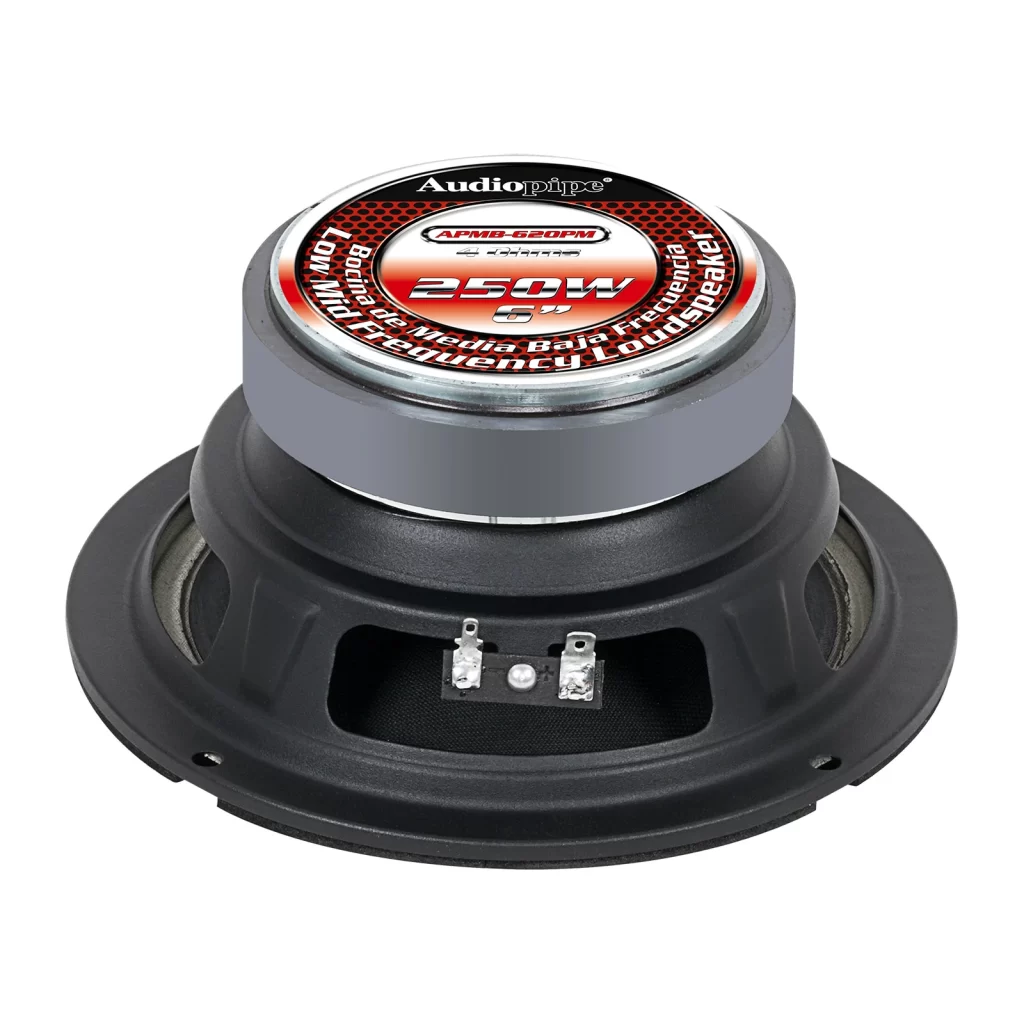 Combo 2 Medios Audiopipe APMB-620 + 2 Tweeters Bala ATR-4053 + Rackera – imagen 9