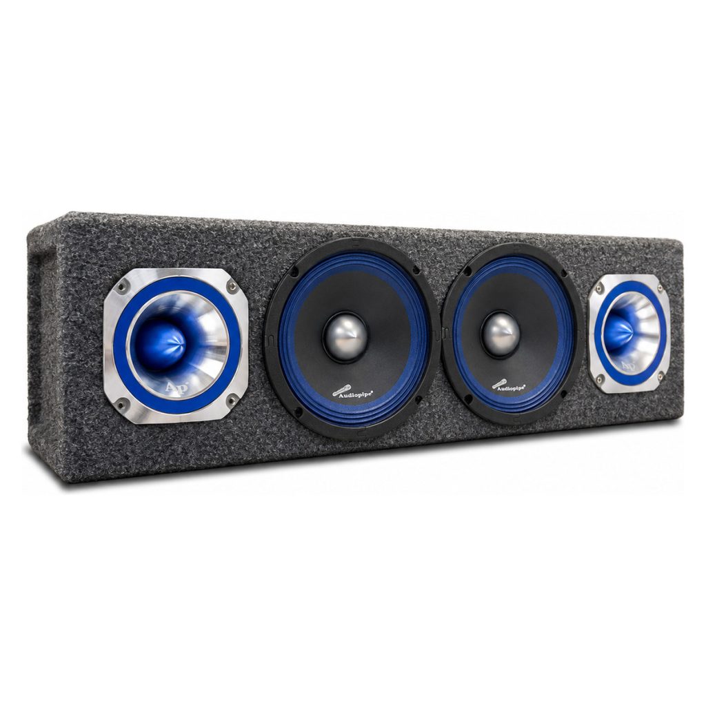 Combo 2 Medios Audiopipe APMB-620 + 2 Tweeters Bala ATR-4053 + Rackera – imagen 1