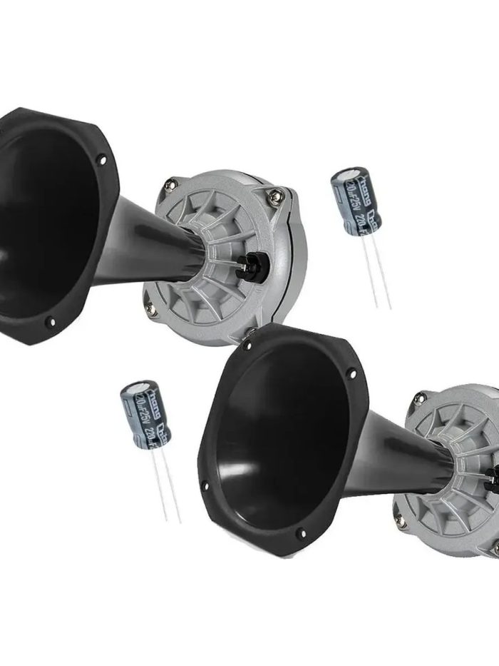 Combo 2 Drivers Blauline BD-250 + 2 Cornetas Permak Cortas+ 2 Capacitores