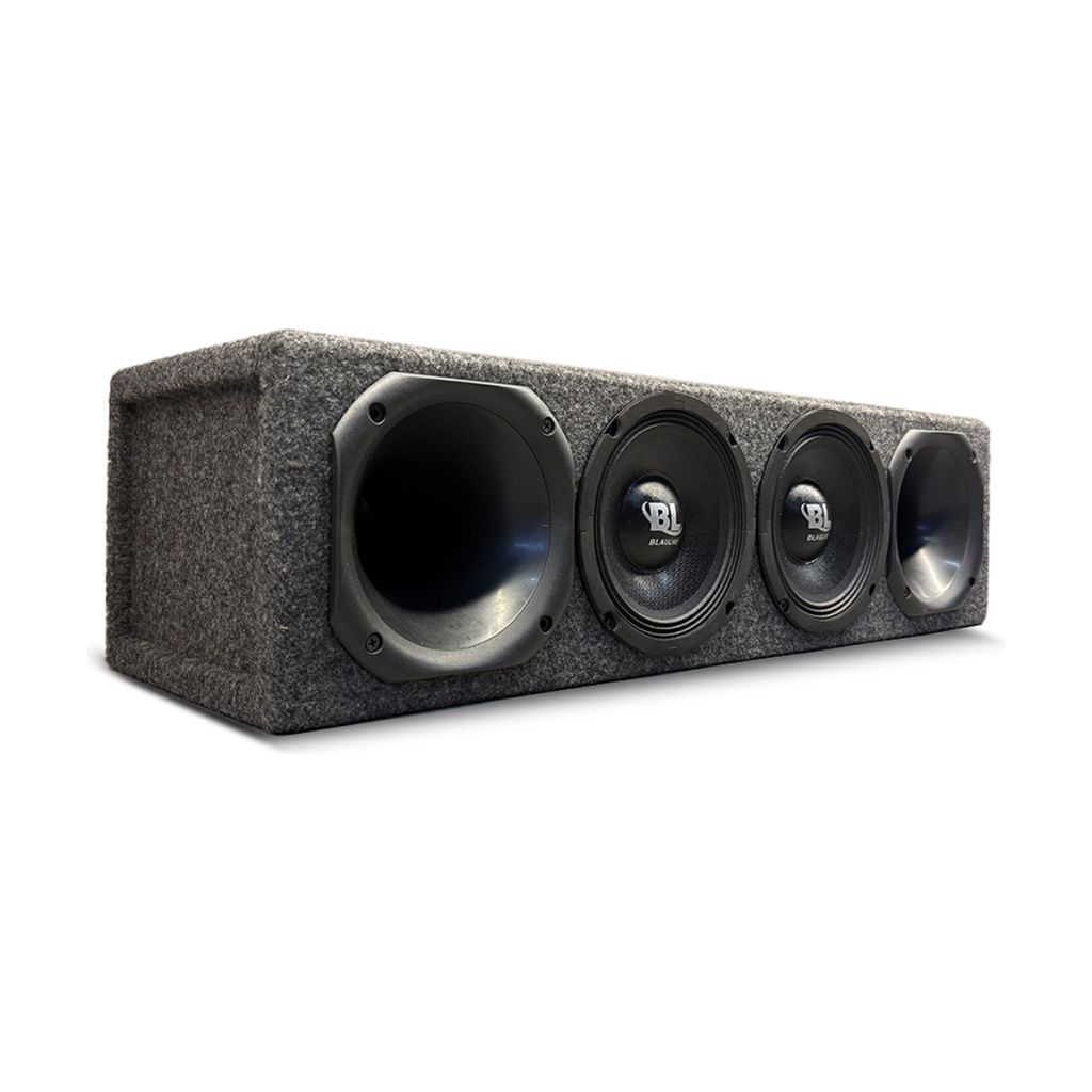 Combo Rackera Custom Box + 2 Medios Blauline 6″ 150W + 2 Drivers Blauline 200W Con Corneta – imagen 5