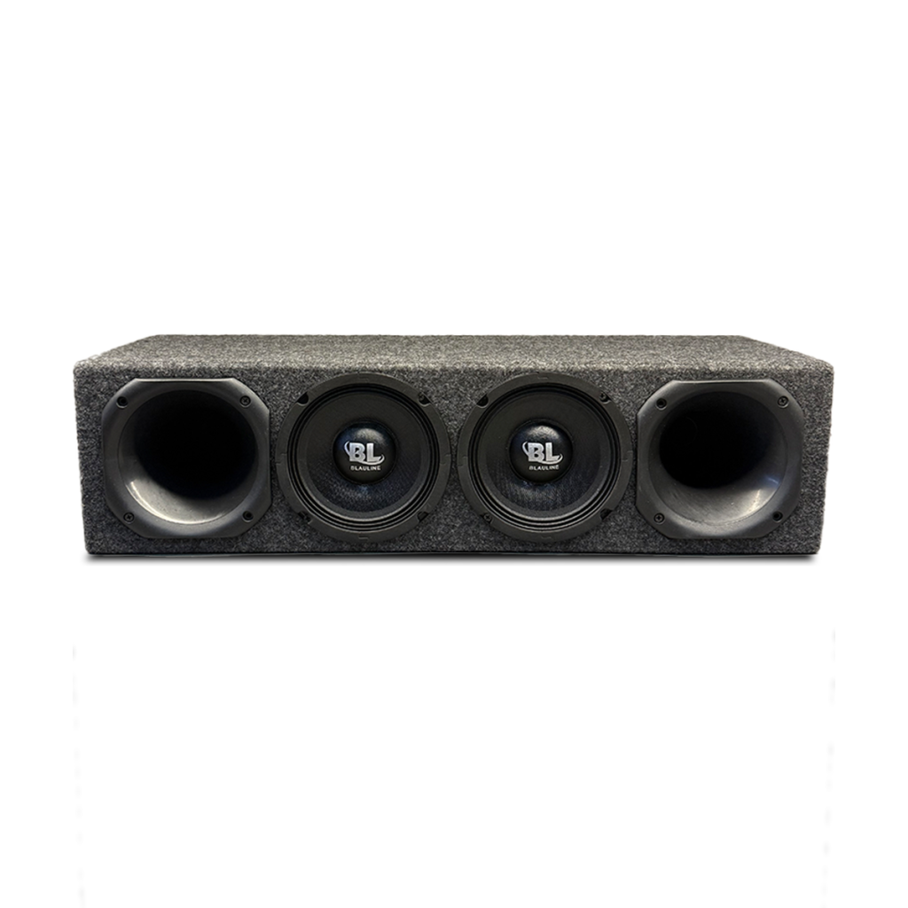 Combo Rackera Custom Box + 2 Medios Blauline 6″ 150W + 2 Drivers Blauline 200W Con Corneta – imagen 3