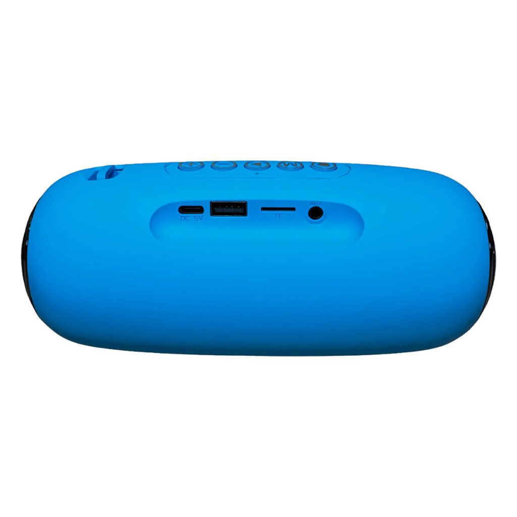 Parlante Portátil Bluetooth EcoPower Azul USB FM TF 5W x2 EP2379 – imagen 3
