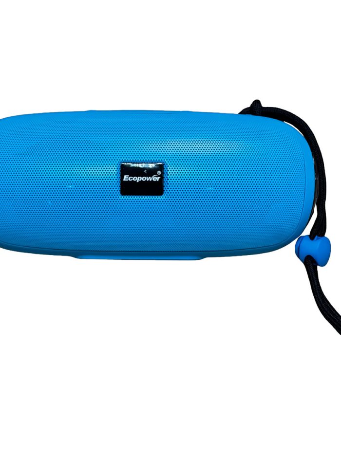 Parlante Portátil Bluetooth EcoPower Azul USB FM TF 5W x2 EP2379