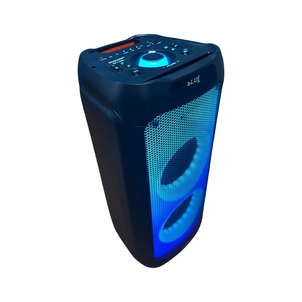Parlante Portátil Bluetooth EcoPower Con Karaoke Bluetooth Micrófono 2×8 Pulgadas EP1956 – imagen 7