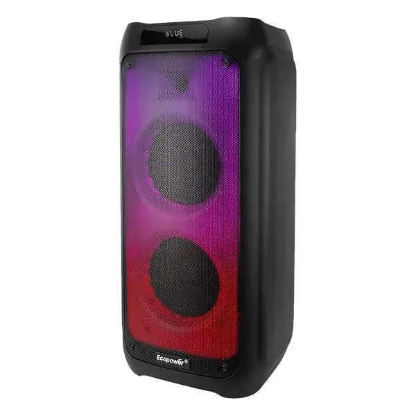 Parlante Portátil Bluetooth EcoPower Con Karaoke Bluetooth Micrófono 2x8 Pulgadas EP1956