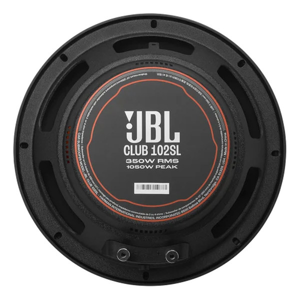 Subwoofer Slim Extrachato JBL Club 102SL 10 Pulgadas 350W RMS 1050W – imagen 4