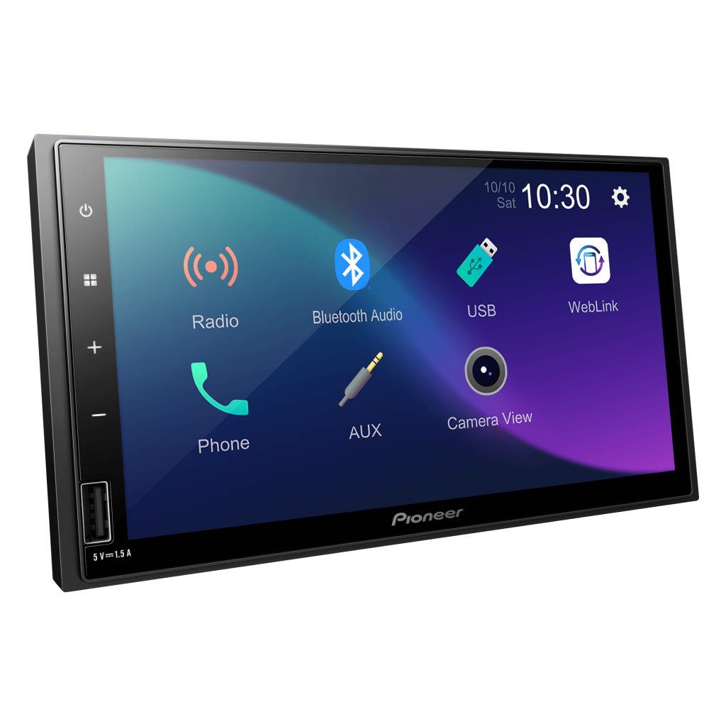 Estéreo Pantalla Pioneer DMH-A375BT 2 Din 7 Pulgadas WebLink Bluetooth USB – imagen 1