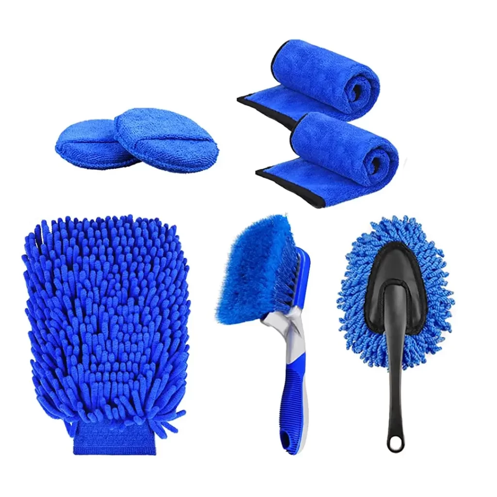 Kit de Limpieza Detailing Auto 28 Piezas Cepillos Microfibra – imagen 4