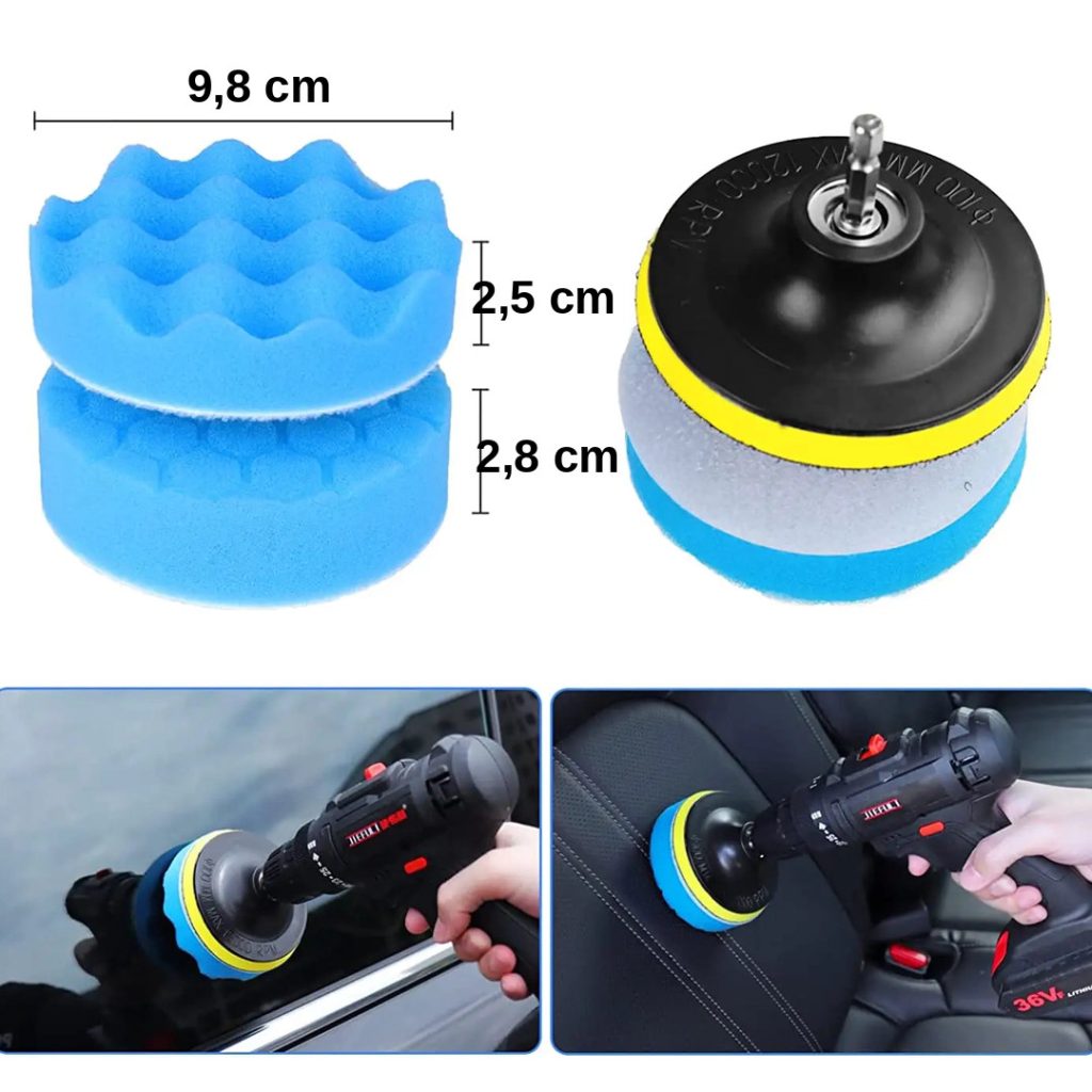 Kit de Limpieza Detailing Auto 28 Piezas Cepillos Microfibra – imagen 6