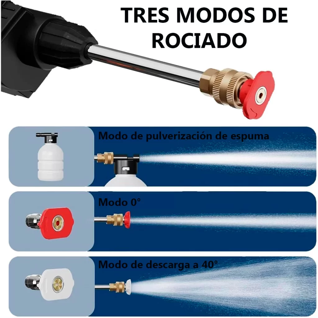Hidrolavadora Portátil Inalámbrica Rapikit HPW28 Con 2 Baterias – imagen 5