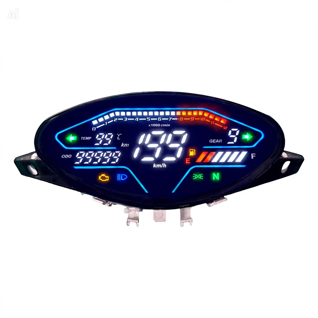 Tablero Digital Led Moto Honda Biz Rapikit MG-BZ125 Velocímetro LCD – imagen 1