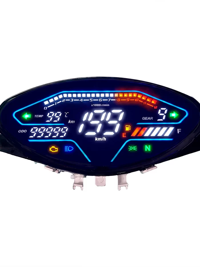 Tablero Digital Led Moto Honda Biz Rapikit MG-BZ125 Velocímetro LCD