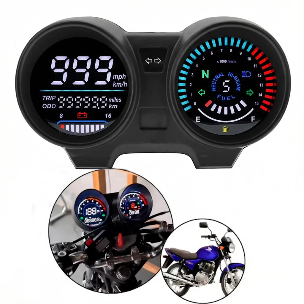 Tablero Digital Para Moto Honda CG150 Titan Rapikit MG-ST150 Velocímetro LCD – imagen 5