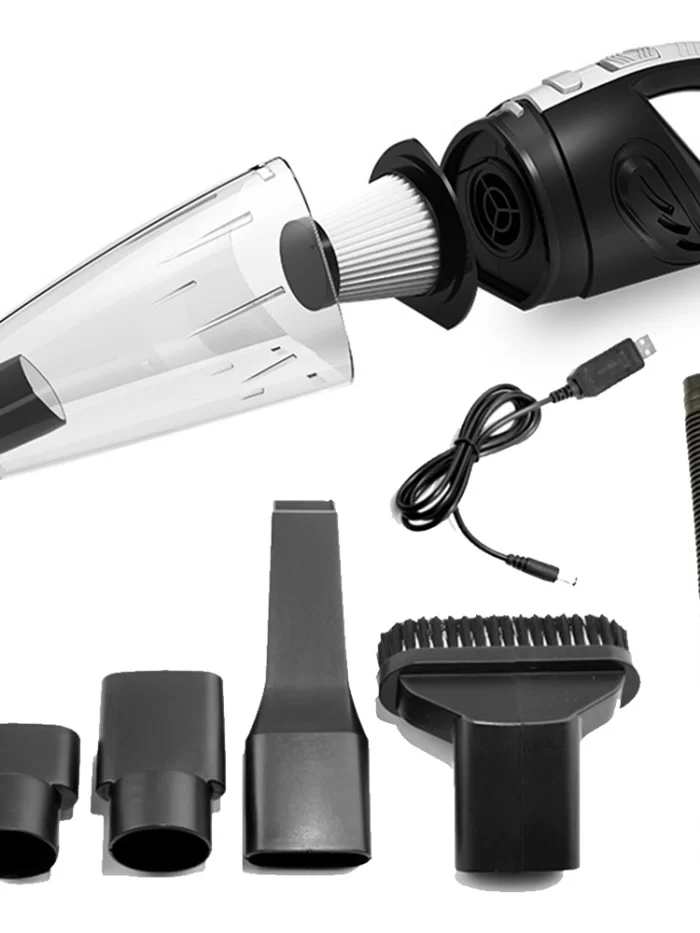 Aspiradora Portátil Inalámbrica A Bateria Rapikit VC-320 USB 120W Recargable Auto