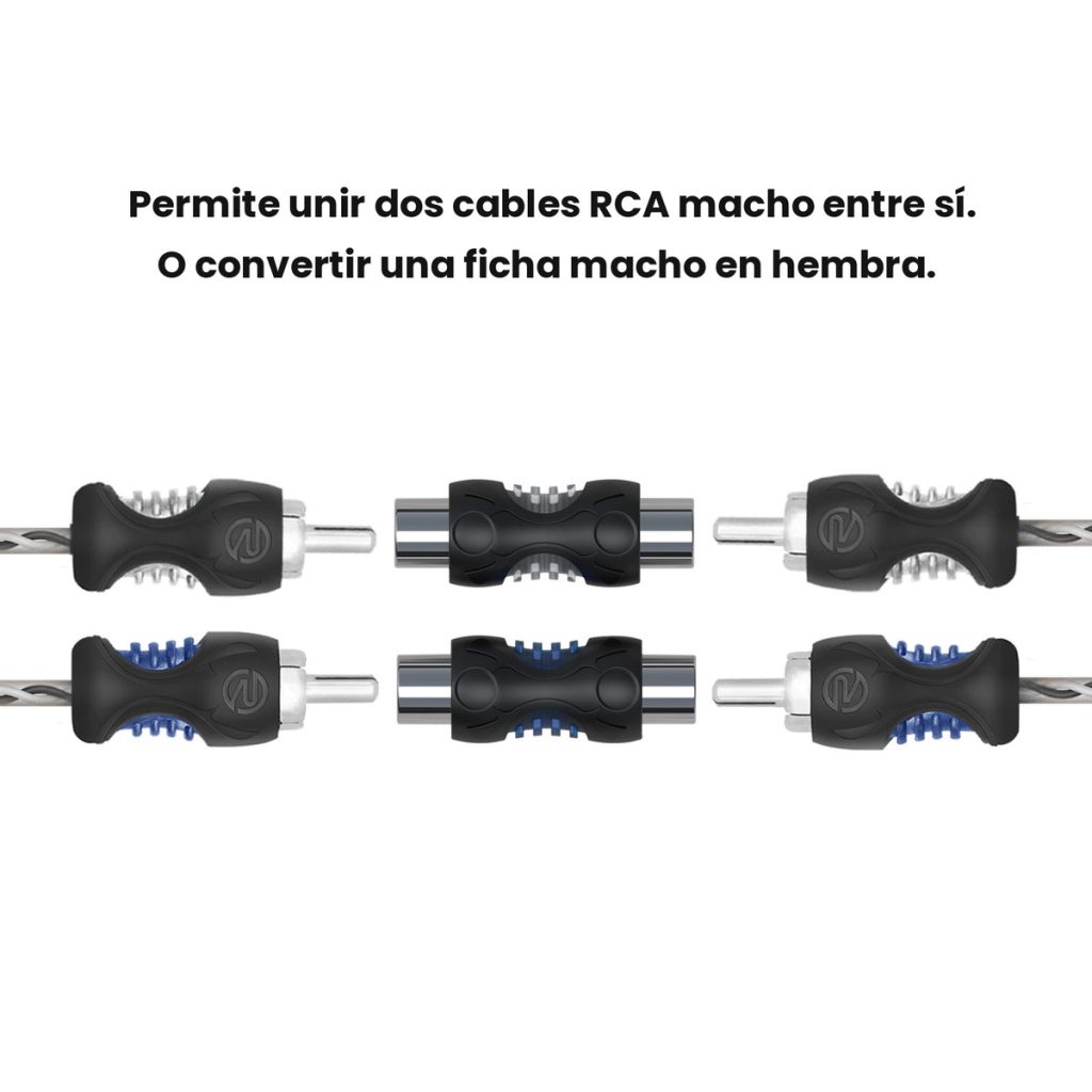 Fichas Unión Extension RCA Hembra-Hembra Recoil RCC-F8 Pack x8 – imagen 4