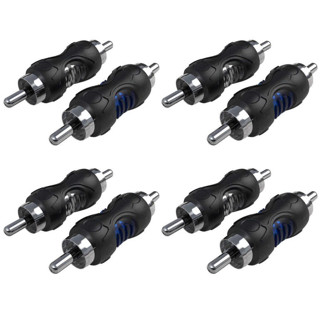 Fichas Unión Extension RCA Macho Macho Recoil RCC-M8 Pack x8 – imagen 1