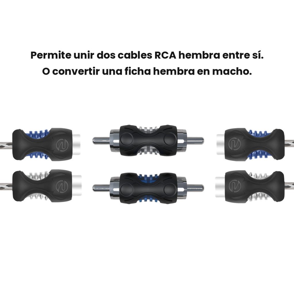 Fichas Unión Extension RCA Macho Macho Recoil RCC-M8 Pack x8 – imagen 5