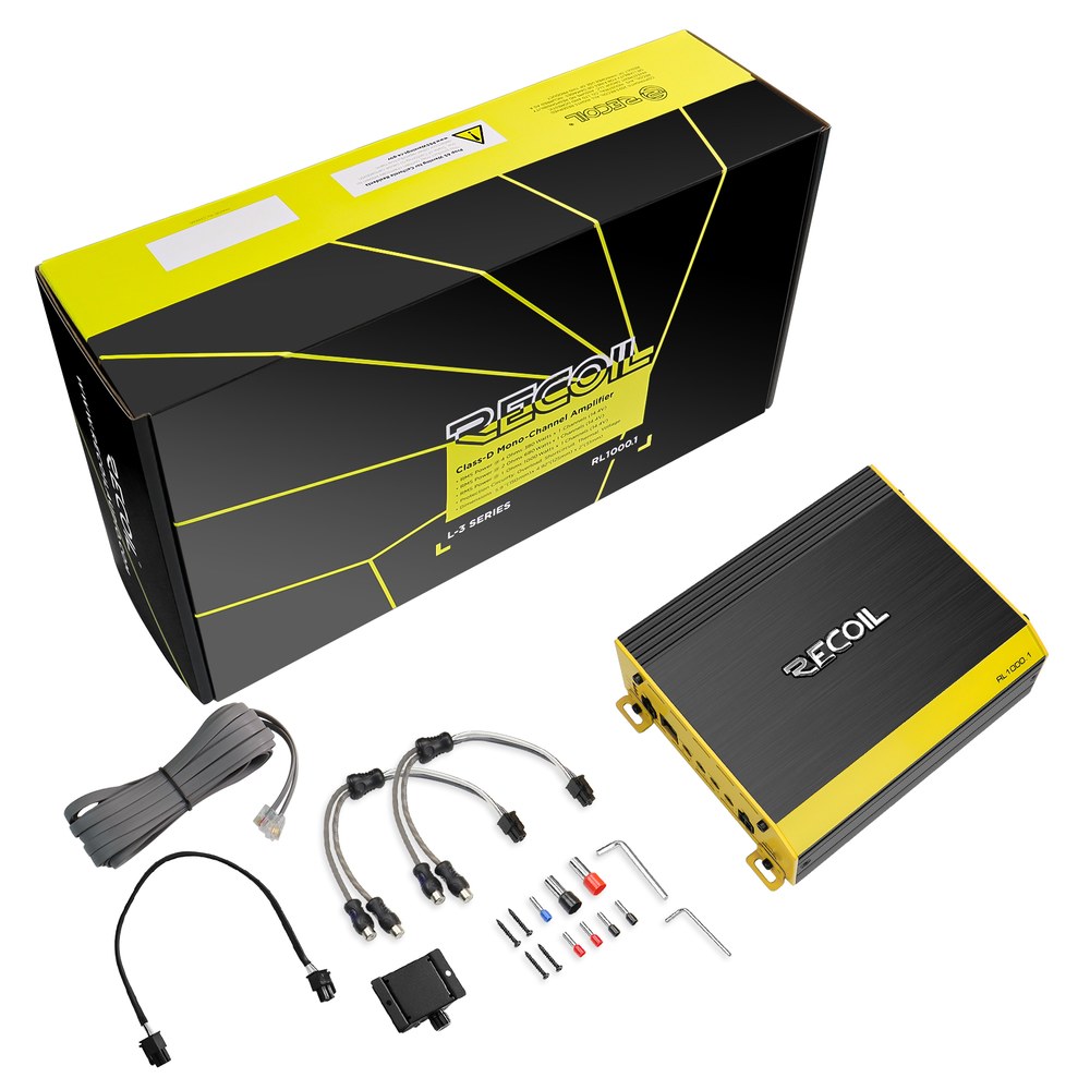 Amplificador Potencia Recoil RL1000.1 Monoblock 1000 WRMS 1 Canal – imagen 3