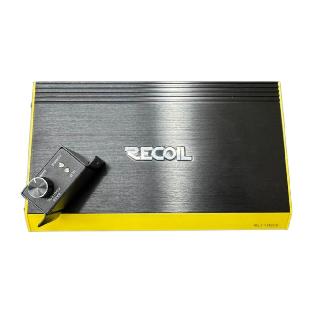 Amplificador Potencia Recoil RL1100.5 5 Canales 140WRMS x4 + 420WRMS x1