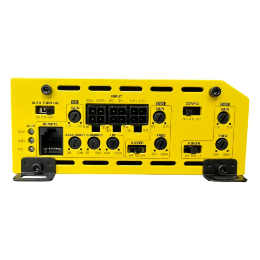 Amplificador Potencia Recoil RL1100.5 5 Canales 140WRMS x4 + 420WRMS x1 – imagen 3