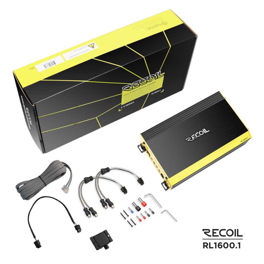 Amplificador Potencia Recoil RL1600.1 Monoblock 1600W RMS 1 Ohm Clase D – imagen 2