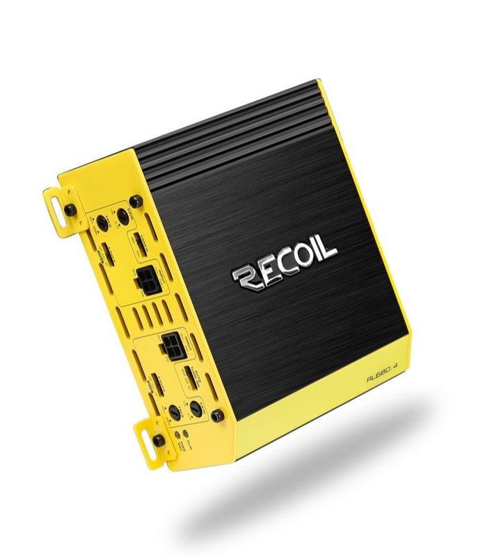 Amplificador Potencia Recoil RL680.4 4 Canales 170W RMS x4 2 Ohms Clase D