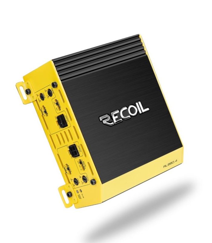 Amplificador Potencia Recoil RL880.4 4 Canales 220W RMS x4 2 Ohms Clase D
