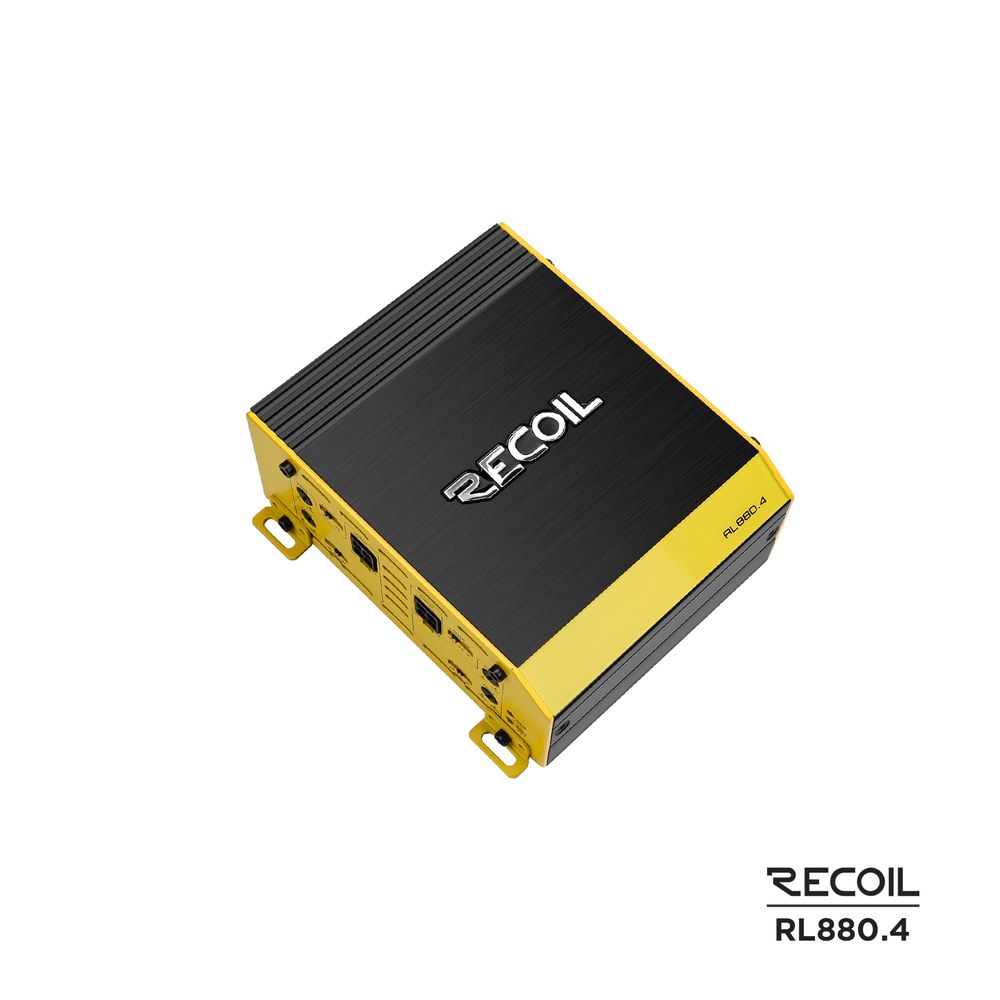 Amplificador Potencia Recoil RL880.4 4 Canales 220W RMS x4 2 Ohms Clase D – imagen 4